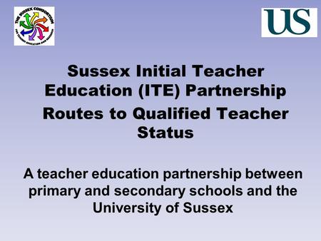 Sussex Initial Teacher Education (ITE) Partnership