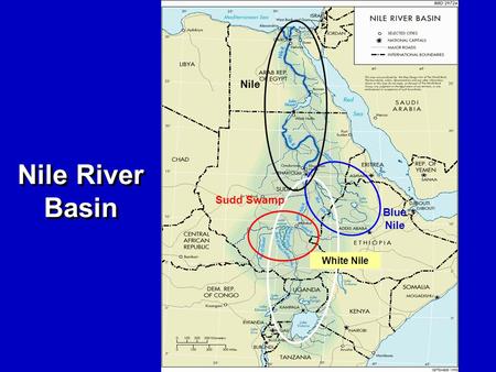 Nile River Basin Nile Sudd Swamp Blue Nile White Nile