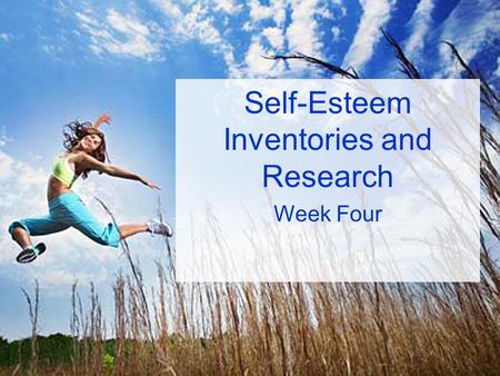 Self-Esteem Inventories and Research