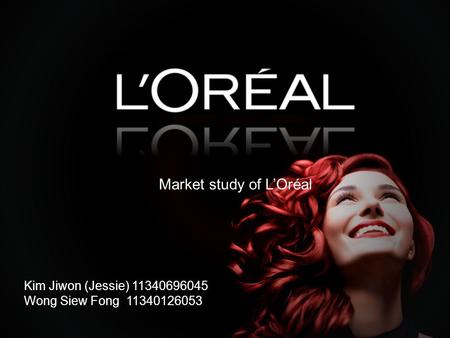 Market study of L’Oréal