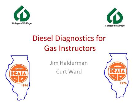 Diesel Diagnostics for Gas Instructors