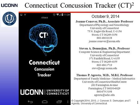 Connecticut Concussion Tracker (CT)2