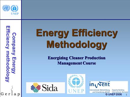 Energy Efficiency Methodology