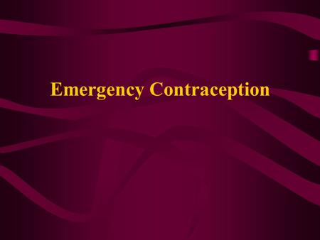 Emergency Contraception. Emergency contraceptive pills (ECPs) provide a short, high dose of combined estrogen and progestin, or progestin alone and are.