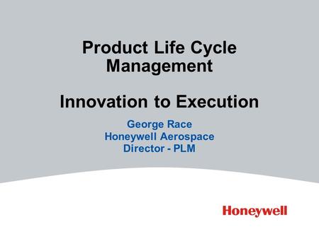 Product Life Cycle Management Innovation to Execution