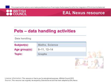 Pets – data handling activities