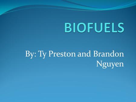 By: Ty Preston and Brandon Nguyen. How its made its fuels are made by burning plants or animals.