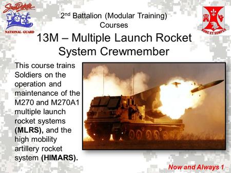 13M – Multiple Launch Rocket System Crewmember