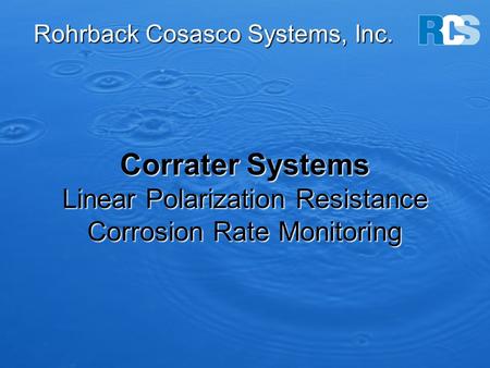 Rohrback Cosasco Systems, Inc.