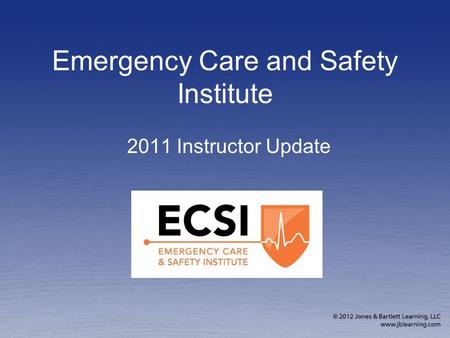 Emergency Care and Safety Institute