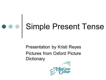 simple present tense powerpoint presentation download