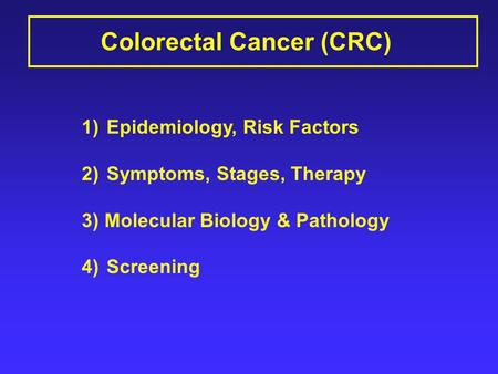 Cancer colon ppt - PPT - CANCERUL COLORECTAL PowerPoint Presentation, free download - ID