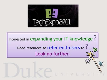 Interested in expanding your IT knowledge ? Need resources to refer end-users to ? Look no further.