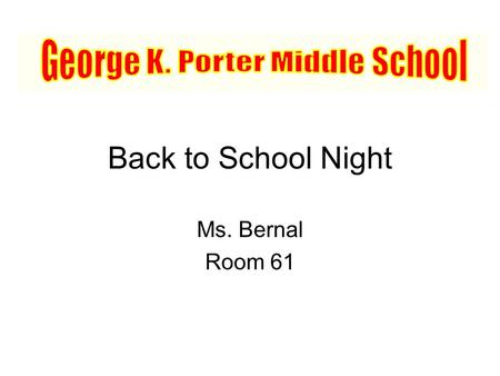 George K. Porter Middle School