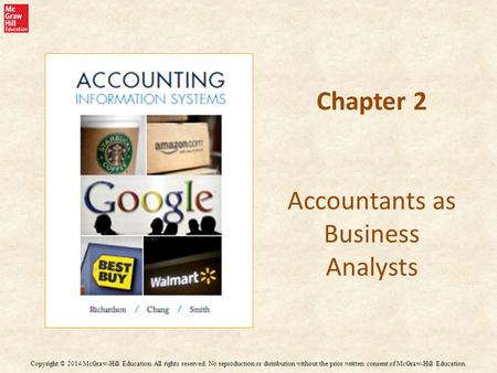 Chapter 2 Accountants as Business Analysts