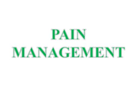 ANALGESICS FOR PAIN Pain is commonly one of the reasons on why patient always seek medical treatment. TYPES: Acute Chronic Mild Moderate Severe.
