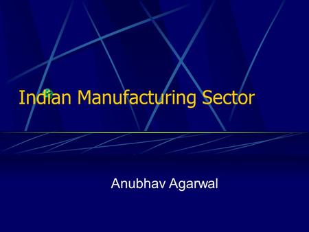 presentation on automobile industry in india