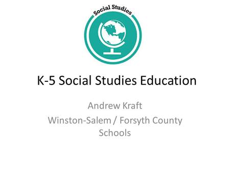 K-5 Social Studies Education