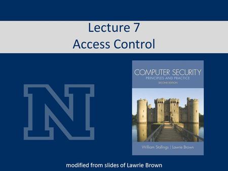 Lecture 7 Access Control