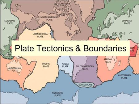 Plate Tectonics & Boundaries. Key Terms 1.diverging 2.converging 3.transform 4.fault 5.tectonic plate Moving apart Moving together Sliding past A break.