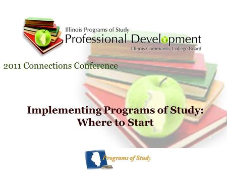 Implementing Programs of Study: Where to Start 2011 Connections Conference.