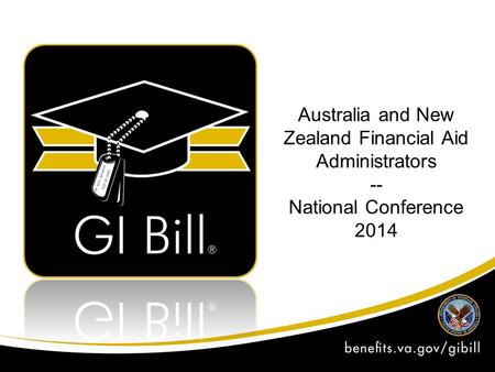 Australia and New Zealand Financial Aid Administrators -- National Conference 2014.