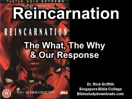 Dr. Rick Griffith Singapore Bible College Biblestudydownloads.com.