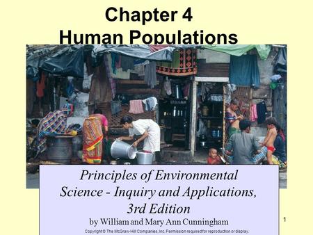 Chapter 4 Human Populations