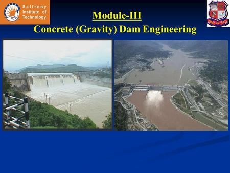 Concrete (Gravity) Dam Engineering