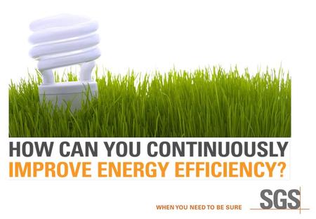 ISO can improve energy performance, reduce costs and help meet ESOS requirements