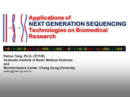 NEXT GENERATION SEQUENCING Technologies on Biomedical Research