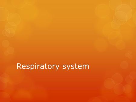 Respiratory system. The primary function of the respiratory system is the supply of oxygen to the blood and the removal of carbon dioxide.