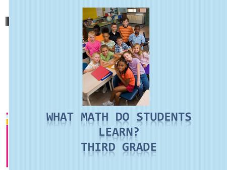 Focus on Understanding This year students will be learning the Mathematics Florida Standards (MAFS). One of the most important things about the standards.