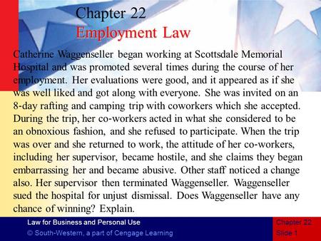 Chapter 22 Employment Law