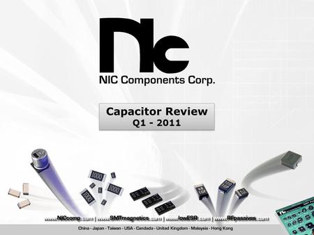 Capacitor Review Q1 - 2011.