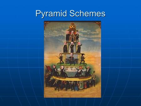 Pyramid Schemes. Time for Society to Change I have written an article awhile back about 'Pyramid Schemes' due to the length of the article I've never.