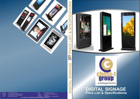 chess-t group DIGITAL SIGNAGE Price List & Specifications