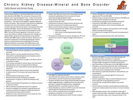 Chronic Kidney Disease-Mineral and Bone Disorder