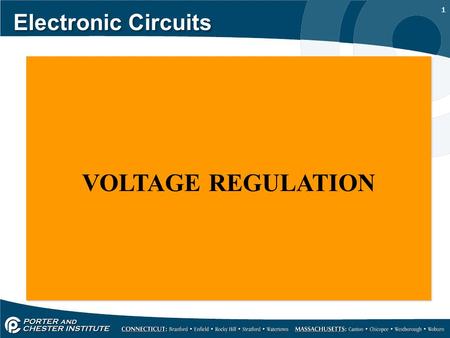 1 Electronic Circuits VOLTAGE REGULATION. 2 Electronic Circuits THE ZENER REGULATOR;