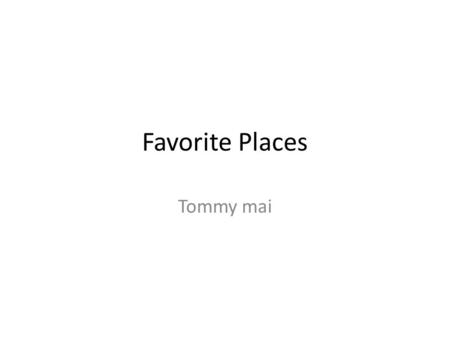 Favorite Places Tommy mai. Disney land Disneyland opened July 17, 1955, with 18 major attractions. Today, there are more than 60 adventures and attractions.