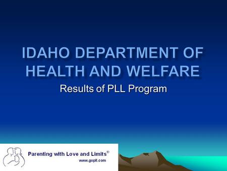 Idaho Department of Health and Welfare