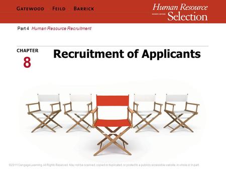 Recruitment of Applicants