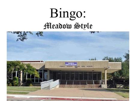Bingo: Meadow Style. The US Constitution is signed this year.