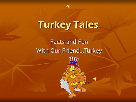 Facts and Fun With Our Friend…Turkey