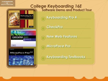 Contents. Keyboarding Pro Keyboarding Pro provides alphabetic, numeric, keypad, and skill-building instruction. This is excellent software for learning.