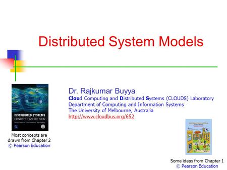 Distributed System Models