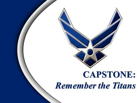 CAPSTONE: Remember the Titans