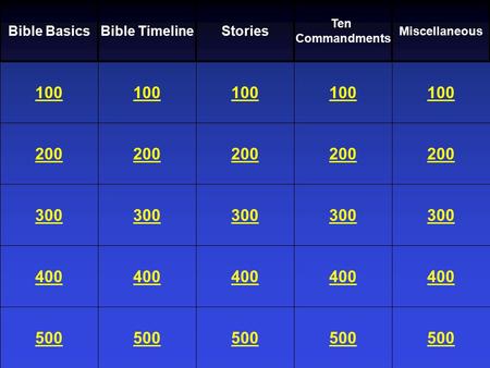 200 300 400 500 100 200 300 400 500 100 200 300 400 500 100 200 300 400 500 100 200 300 400 500 100 Bible BasicsBible TimelineStories Ten Commandments.