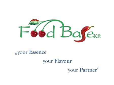 „ your Essence your Flavour your Partner”. The company Established in 2004.