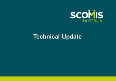 Technical Update. Agenda  Release Schedule  SIMS Technical Roadmap  SQL 2012 Migration  SOLUS3.